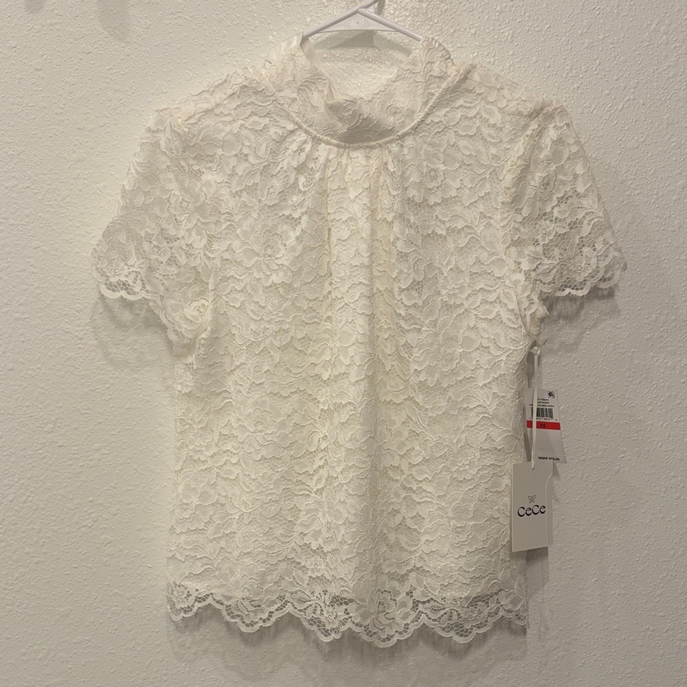 CeCe Women's Lace Blouse